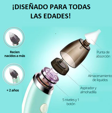 Aspirador Nasal Para Bebes - Clickeanow